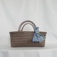 【7月6日(月)〜7月10日(金)発送】 Bag×Handkerchief［G］Mekearibag BOUQUET _ Mocha Brown