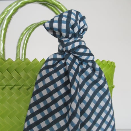 【9月28日(月)〜10月2日(金)発送】  Bag×Handkerchief［A］Mekearibag (Size : S) _Lime