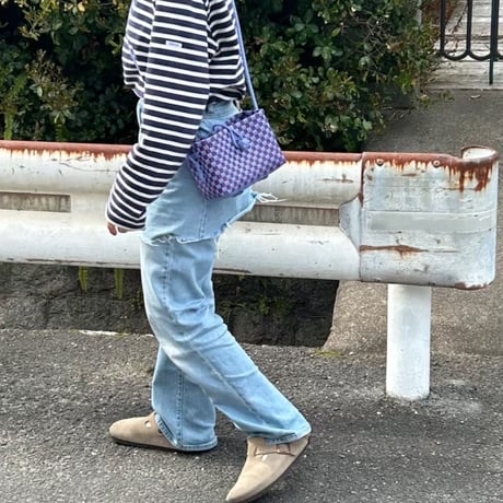 【9月28日(月)〜10月2日(金)発送】 Hello Bag No.17 ' gingham ' _Pansy
