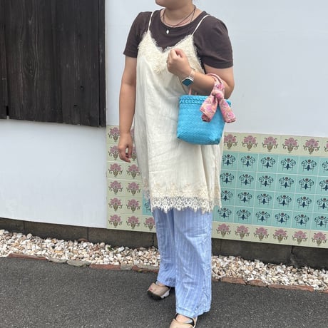 【8月31日(月)〜順次発送】 Bag×Handkerchief［A］Mekearibag (Size : XS) _Ishikawa