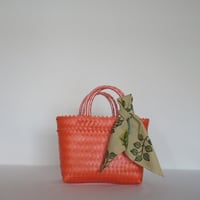 【10月5日(月)〜10月9日(金)発送】  Bag×Handkerchief［D］Mekearibag (Size : S) _Juicy Orange