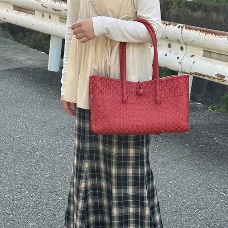 【10月19日(月)〜10月23日(金)発送】BOSTON BAG No.3 _Cherry Red