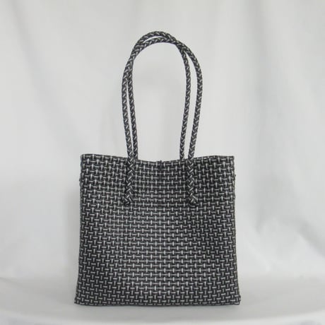 【7月6日(月)〜7月10日(金)発送】  Gummy Bag No.23 (Size: L) _Black × Silver