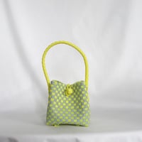 【10月19日(月)〜10月23日(金)発送】 BÉBÉ BAG No.9 ' gingham ' _Lemongrass