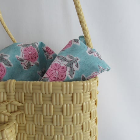 【8月17日(火)〜8月21日(金)発送】 Bag×Handkerchief［I］Hello bag _ Custard