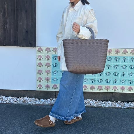 【10月13日(火)〜10月16日(金)発送】 Mekearibag No.25 (Size: L) _Mocha Brown