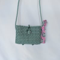 【10月19日(月)〜10月23日(金)発送】  Bag×Handkerchief［H］Hello bag _ Suke Green