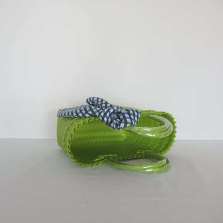 【9月28日(月)〜10月2日(金)発送】  Bag×Handkerchief［A］Mekearibag (Size : S) _Lime