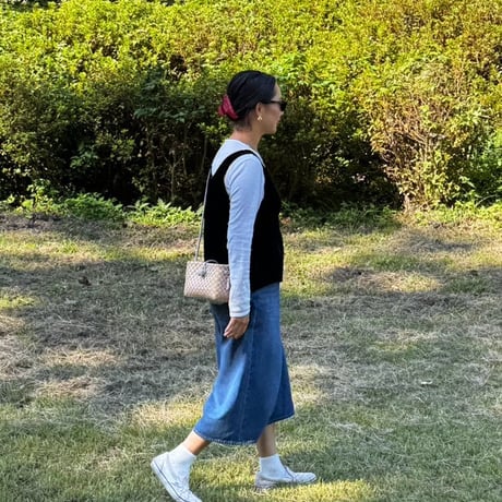 【10月26日(月)〜10月30日(金)発送】 Hello Bag No.8 ' gingham '_Moon