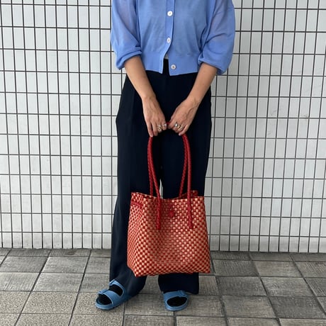 【8月31日(月)〜順次発送】 Gummy Bag No.20 (Size: M) ' gingham ' _Chinatown