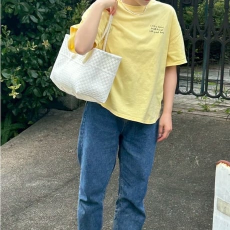 【7月21日(火)〜7月24日(金)発送】 BOSTON BAG No.28  'gingham' _ Sugar