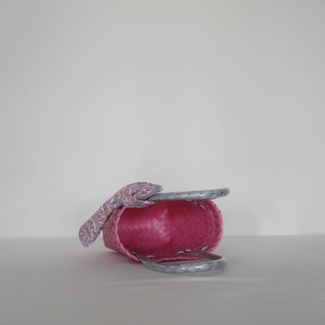 【10月13日(火)〜10月16日(金)発送】 Bag×Handkerchief［B］Mekearibag (Size : XS) _ Pink Mirage