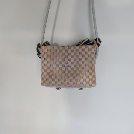 【10月5日(月)〜10月9日(金)発送】  Bag×Handkerchief［G］Hello bag ' gingham ' _ Moon