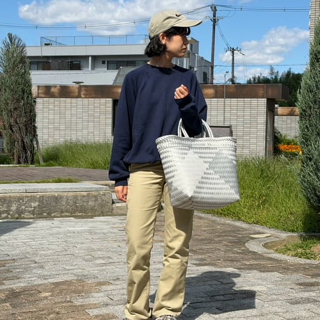 【10月13日(火)〜10月16日(金)発送】 Mekearibag No.29 (Size: L) _ Silver × Yasashii Purple
