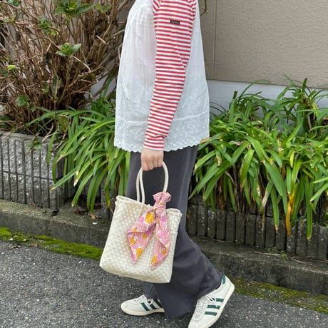 【10月5日(月)〜10月9日(金)発送】 Indian Cotton Handkerchief [F] - WH42