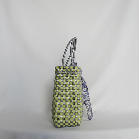 【8月31日(月)〜順次発送】 Bag×Handkerchief［F］Gummy bag ' gingham ' (Size : S) _Sparkle