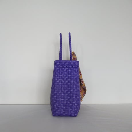 【10月13日(火)〜10月16日(金)発送】 Bag×Handkerchief［F］Gummybag (Size : S) _ Asagao Purple