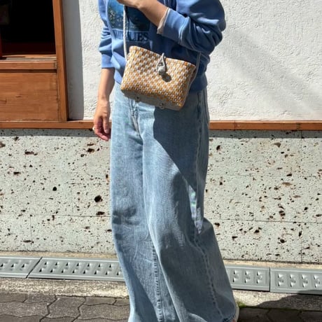 【9月24日(木)〜9月25日(金)発送】 Hello Bag No.10 ' gingham '_Moon