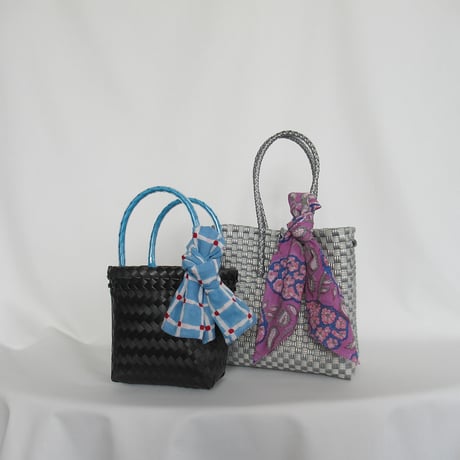 【7月21日(火)〜7月24日(金)発送】 Bag×Handkerchief［F］Gummybag (Size : S) _Silver Obscura