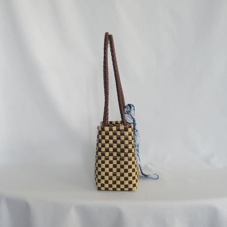 【7月27日(月)〜7月31日(金)発送】   Bag×Handkerchief［D］Panini 'gingham'_Hazelunt