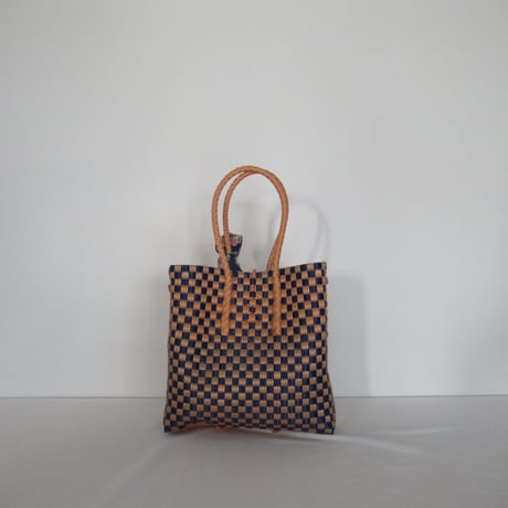 【10月5日(月)〜10月9日(金)発送】  Bag×Handkerchief［F］Gummy bag ' gingham ' (Size : S) _ Blueberry Pie
