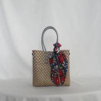 【8月3日(月)〜8月7日(金)発送】 Bag×Handkerchief［F］Gummy bag ' gingham ' (Size : S) _ Kingin