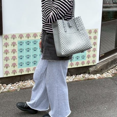 【10月26日(月)〜10月30日(金)発送】 Gummy Bag No.21 (Size: M) ' gingham ' _Silver Obscura