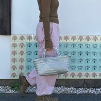 【10月26日(月)〜10月30日(金)発送】 Mekearibag BOUQUET(cross) No.3 _Silver × Gomashio