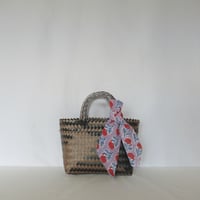 【10月19日(月)〜10月23日(金)発送】   Bag×Handkerchief［C］Mekearibag (Size : S) _Aged Wood(cross)