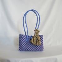 ★【9月7日(月)〜9月11日(金)発送】  Bag×Handkerchief［G］Panini 'gingham'_Pansy