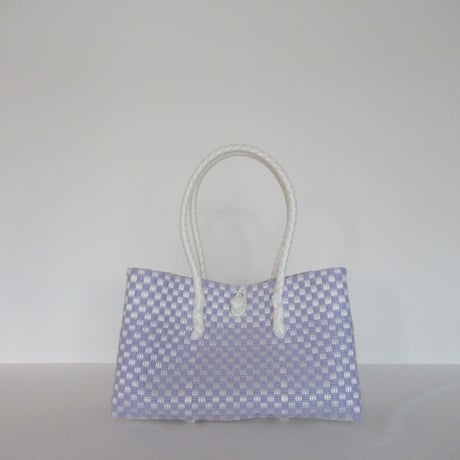 【10月13日(月)〜10月16日(金)発送】BOSTON BAG No.33 'gingham' _ Milky Purple Fizz