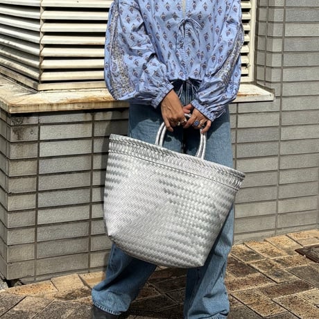 【10月13日(火)〜10月16日(金)発送】 Mekearibag No.29 (Size: L) _ Silver × Yasashii Purple