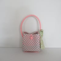 【9月28日(月)〜10月2日(金)発送】 Bag×Handkerchief［E］BÉBÉ BAG _Cotton Candy