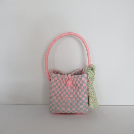 【9月28日(月)〜10月2日(金)発送】 Bag×Handkerchief［E］BÉBÉ BAG _Cotton Candy