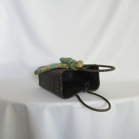 ★【9月7日(月)〜9月11日(金)発送】 Bag×Handkerchief［E］Gummy bag (Size : S) _Handsome Black Gold