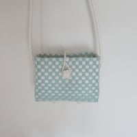 【10月19日(月)〜10月23日(金)発送】 Hello Bag No.20 ' gingham '_ Dusty Blue Fizz