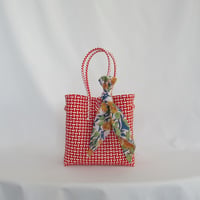 【7月27日(月)〜7月31日(金)発送】 Bag×Handkerchief［F］Gummy bag (Size : S) _ Rose Red (soft)