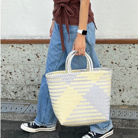 【9月14日(月)〜9月18日(金)発送】 Mekearibag  No.31 (Size L) _Yasashii Purple × Butter