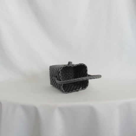 【7月27日(月)〜7月31日(金)発送】 BÉBÉ BAG No.13 ' gingham ' _ Charcoal Clay