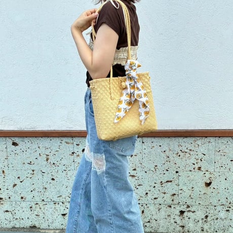 【8月3日(月)〜8月7日(金)発送】 Bag×Handkerchief［G］Gummybag Tali _Custard