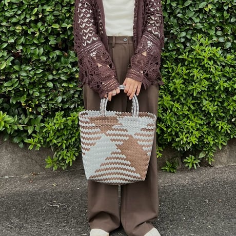【10月26日(月)〜10月30日(金)発送】 Mekearibag No.27 (Size: M) _Mocha Silver