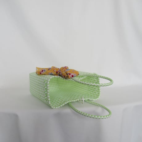 【7月13日(月)〜7月17日(金)発送】 Bag×Handkerchief［F］Gummy bag (Size : S) _ Pandan Coconut (soft)