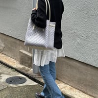 【10月19日(月)〜10月23日(金)発送】 Gummy Bag No.17 (Size: M) ' gingham ' _Milky Purple Fizz