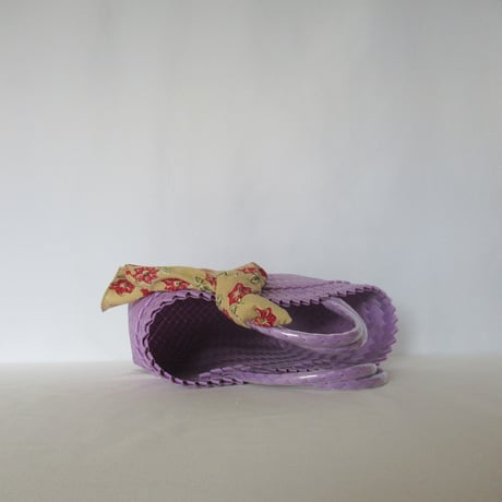 【10月19日(月)〜10月23日(金)発送】  Bag×Handkerchief［B］Mekearibag (Size : S) _Grape Purple