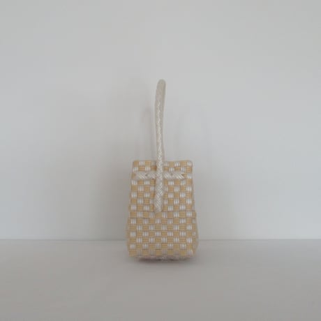 【10月13日(火)〜10月16日(金)発送】 BÉBÉ BAG No.14 ' gingham ' _ Custard Fizz