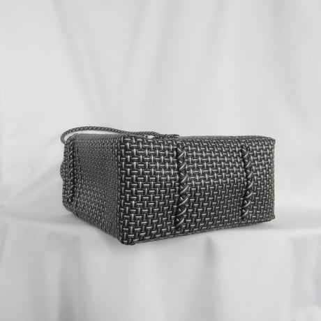 【7月6日(月)〜7月10日(金)発送】  Gummy Bag No.23 (Size: L) _Black × Silver