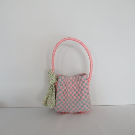 【9月28日(月)〜10月2日(金)発送】 Bag×Handkerchief［E］BÉBÉ BAG _Cotton Candy