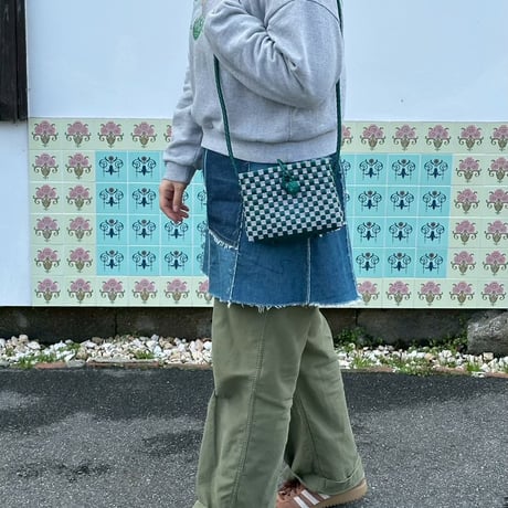 【9月28日(月)〜10月2日(金)発送】 Hello Bag No.18 ' gingham '_ Lotus Pond