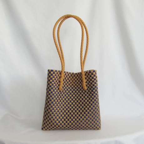 【8月10日(月)〜順次発送】 Gummy Bag No.18 (Size: M) ' gingham ' _Blueberry Pie
