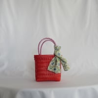 【8月17日(月)〜8月21日(金)発送】Bag×Handkerchief［B］Mekearibag (Size : XS) _Cherry Bonbon